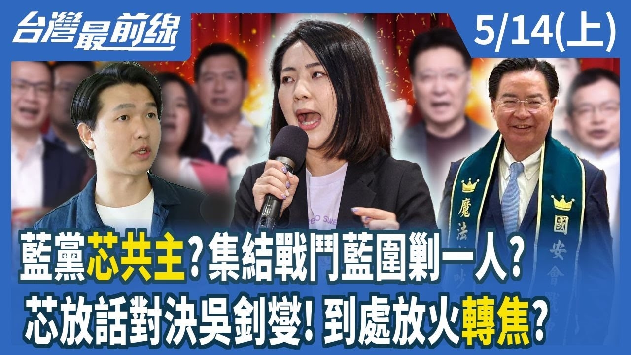 藍黨芯共主？集結戰鬥藍圍剿一人？ 芯放話對決吳釗燮！到處放火轉焦？